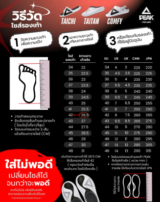 PEAK Taichi Slipper 1.0 "Puppy" DL2620307 รองเท้าแตะ เพื่อสุขภาพ ใส่หลังเล่นกีฬา สุนัข Dog นุ่ม เด้ง สบายเท้า ลดบาดเจ็บ - Image 7