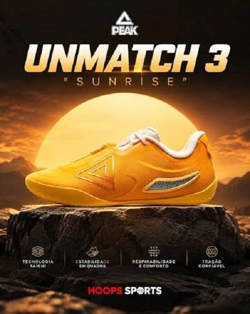 PEAK "Unmatched 3" รองเท้าบาสเกตบอล ข้อต่ำ พีค เบาและบางที่สุด พื้นทนปูน ตอบสนองไว ควบคุมการเคลื่อนไหวดี EWT69025A Size 39 - 45